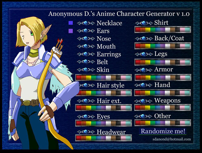 Anime Character Creator