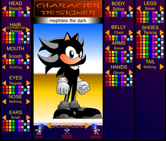 Sonic Character Creator