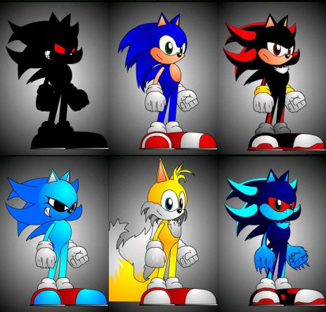Sonic Character Creator: View 2