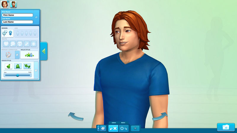 The Sims 4 Game: Create a Character Face Customisation