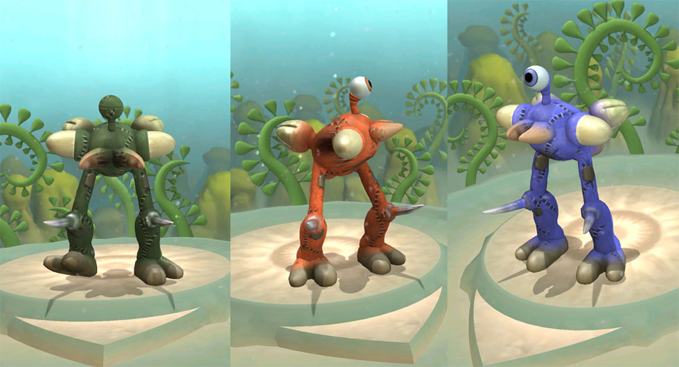 spore creepy and cute: editing colours