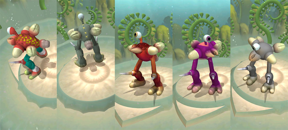 spore creepy and cute: editing paints